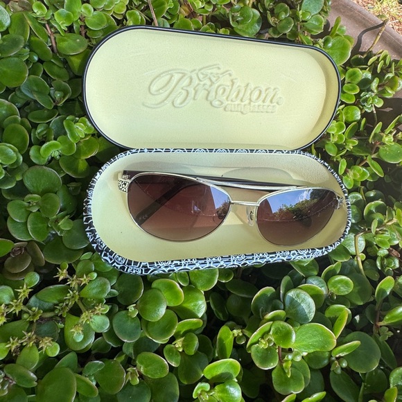 Brighton Black and Silver Sunglasses with Classic Style - Picture 4 of 6